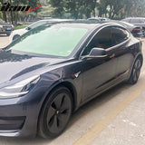 2017-2024 Tesla Model 3 Smoke Acrylic Window Visors Deflectors 4PCS