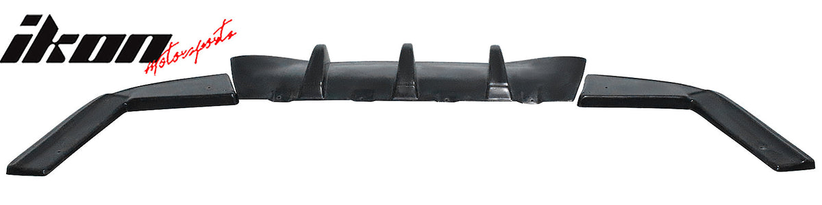 Rear Bumper Diffuser + Aprons for Alfa Romeo Giulia 2017-2026 MX Style PU
