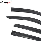2017-2026 Honda Ridgeline Window Visors Smoke Acrylic Rain Sun Vent Deflectors Side Door Guard 4PCS Set