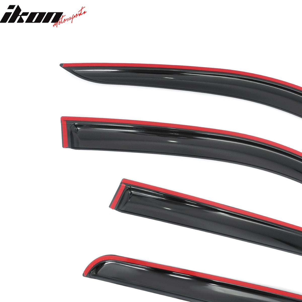 2017-2026 Honda Ridgeline Window Visors Smoke Acrylic Rain Sun Vent Deflectors Side Door Guard 4PCS Set