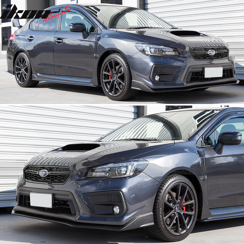 2018-2021 Subaru WRX STI S207 Style Unpainted Front Bumper Lip Spoiler