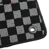 2018-2022 Honda Accord Floor Mat Carpet Black Gray Plaid Polypropylene