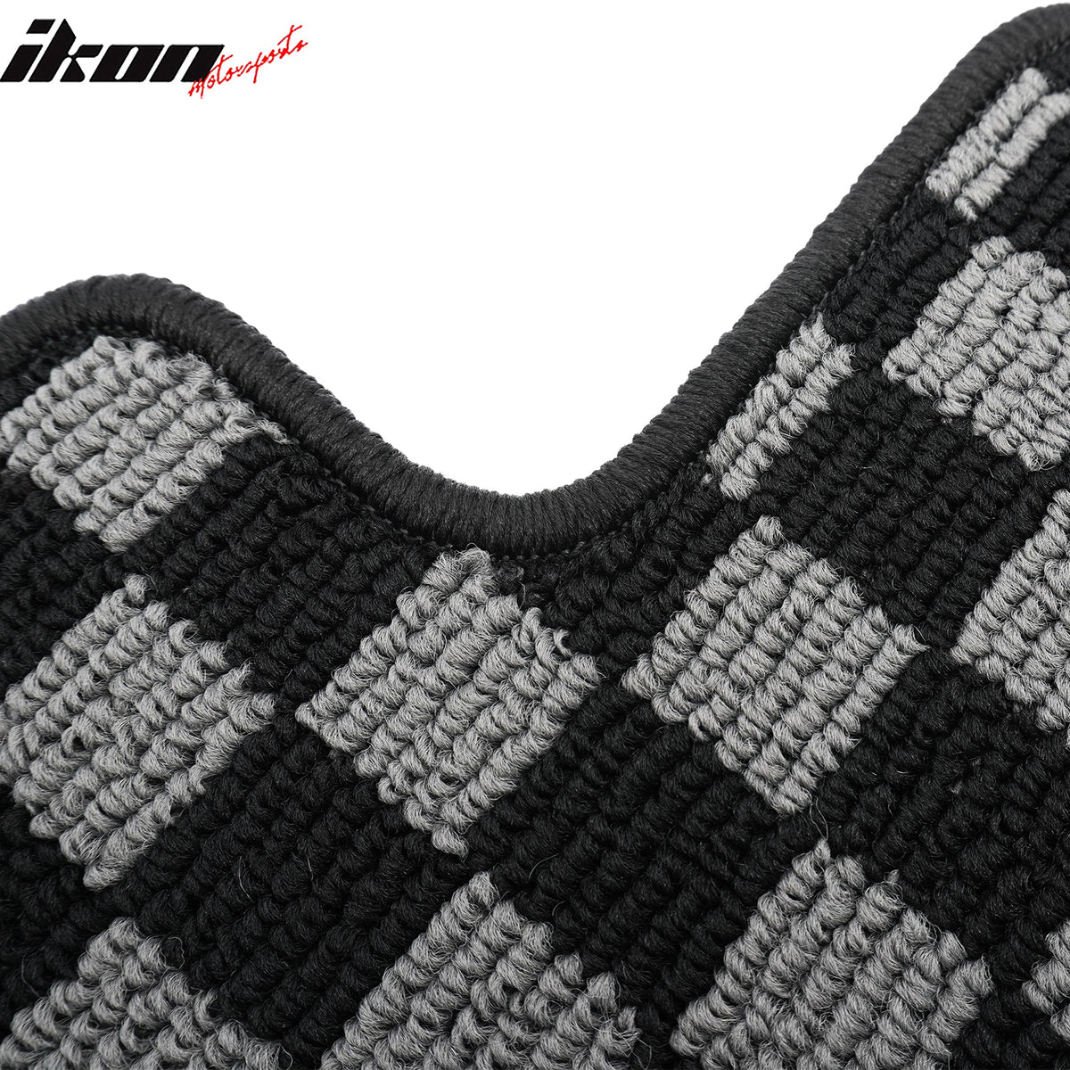 2018-2022 Honda Accord Floor Mat Carpet Black Gray Plaid Polypropylene