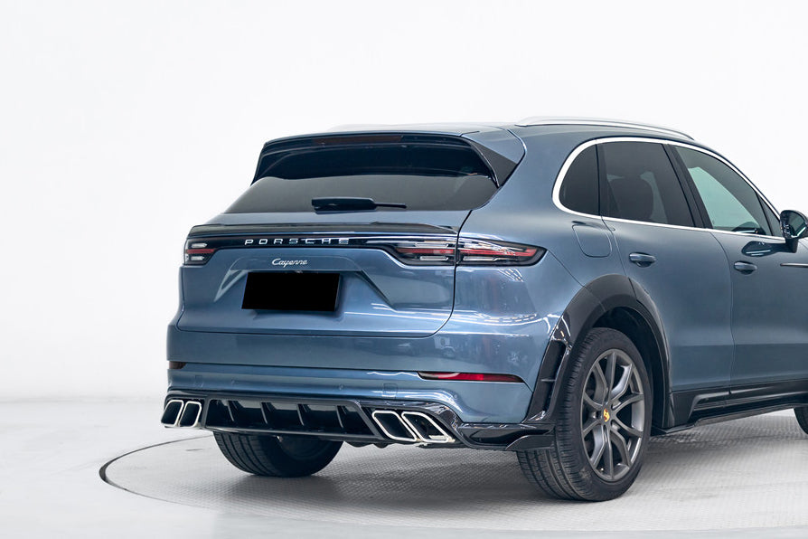 2018-2026 Porsche 9Y0 9Y3 Cayenne S Coupe E-Hybrid MSY Style Dry Carbon Fiber Rear Lip Diffuser