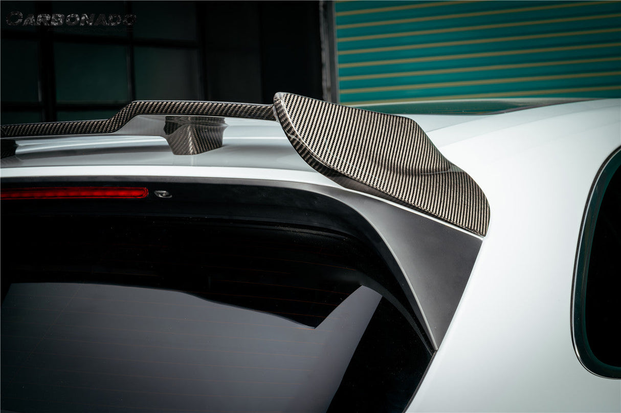 2018-2026 Porsche 9Y0 9Y3 Cayenne S E-Hybrid MSY Style Dry Carbon Fiber Roof Spoiler Wing