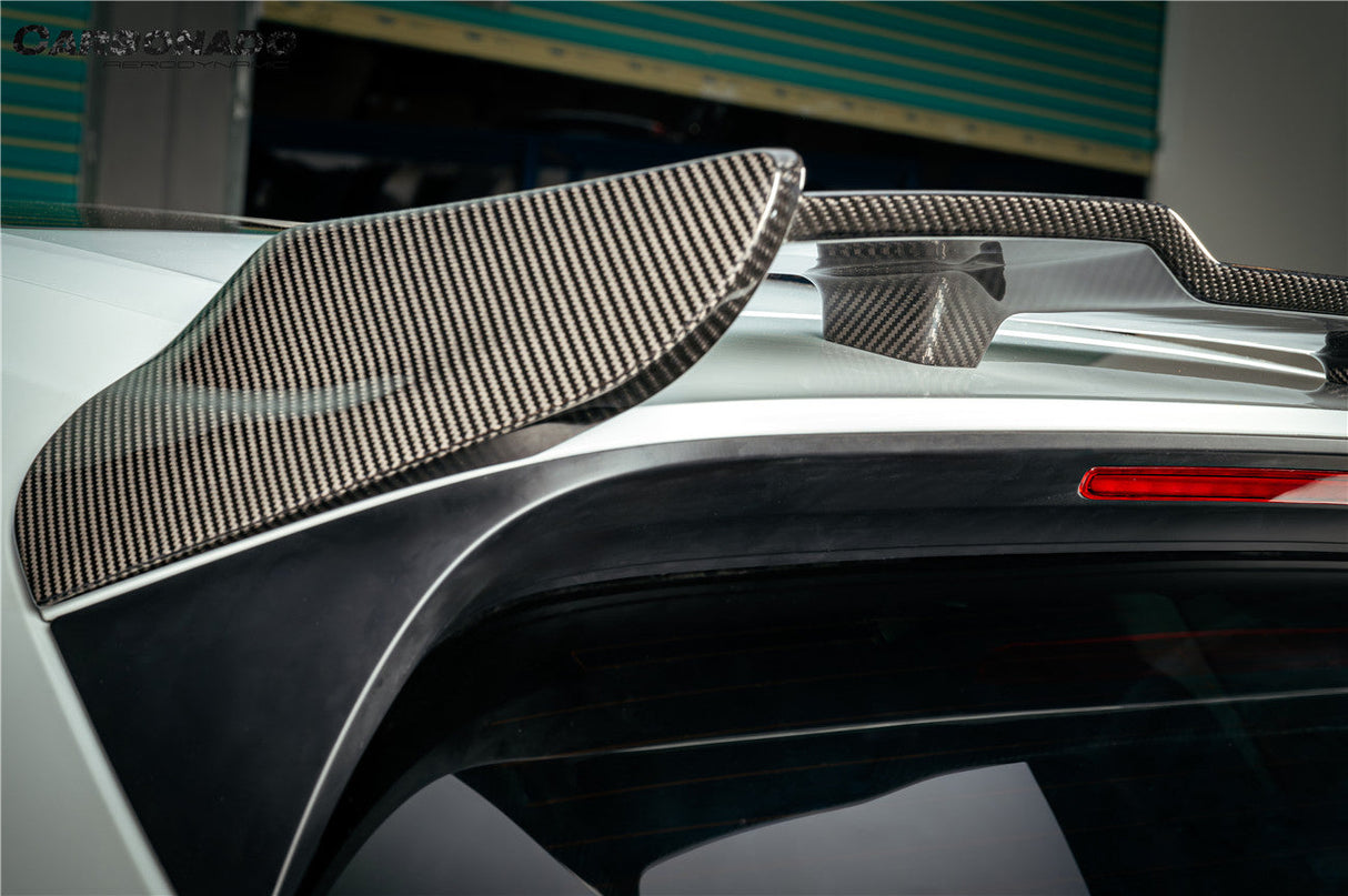 2018-2026 Porsche 9Y0 9Y3 Cayenne S E-Hybrid MSY Style Dry Carbon Fiber Roof Spoiler Wing