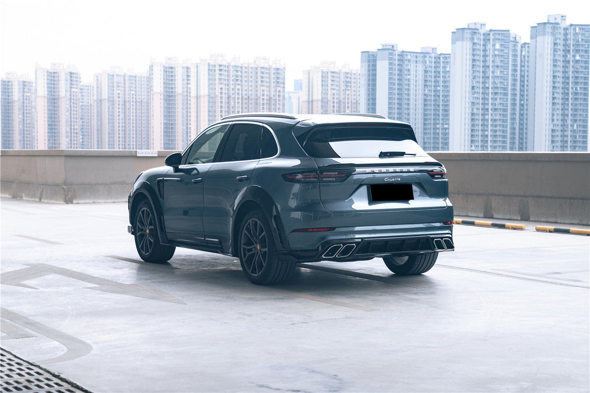 2018-2026 Porsche 9Y0 9Y3 Cayenne S E-Hybrid Turbo MSY Style Dry Carbon Fiber Trunk Spoiler
