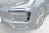 2018-2023 Porsche Cayenne 9YA 9Y0 9YB Autoclave Carbon Fiber Front Bumper Vent Trims Carbonado (MSY) Fits: Turbo, Turbo GT
