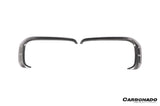 2018-2023 Porsche Cayenne 9YA 9Y0 9YB Autoclave Carbon Fiber Front Bumper Vent Trims Carbonado (MSY) Fits: Turbo, Turbo GT