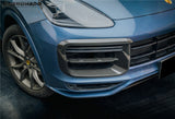 2018-2023 Porsche 9Y0.1 Cayenne Turbo TKT Style Dry Carbon Fiber Front Bumper Vent Cover