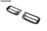 2018-2023 Porsche 9Y0.1 Cayenne Turbo TKT Style Dry Carbon Fiber Front Bumper Vent Cover