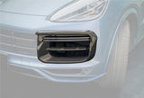 2018-2023 Porsche 9Y0.1 Cayenne Turbo TKT Style Dry Carbon Fiber Front Bumper Vent Cover