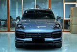 2018-2023 Porsche 9Y0 Cayenne Turbo Convert TurboGT-Style Dry Carbon Fiber Front Lip | Fits Turbo S E-Hybrid, Turbo