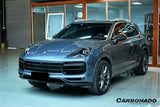 2018-2023 Porsche 9Y0 Cayenne Turbo Convert TurboGT-Style Dry Carbon Fiber Front Lip | Fits Turbo S E-Hybrid, Turbo