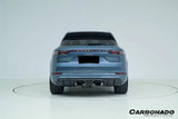 2018-2023 Porsche Cayenne 9Y0 9YA Convert 23TurboGT-Style Rear Bumper With Exhaust Adapter Pipe | Fits Cayenne, S, E-Hybrid, S E-Hybrid