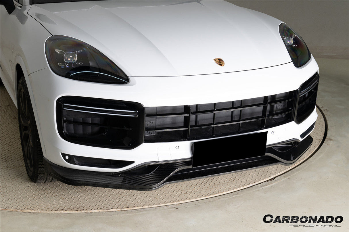 2018-2023 Porsche 9Y0 Cayenne SD Turbo Turbo GT KT-Style Front Lip