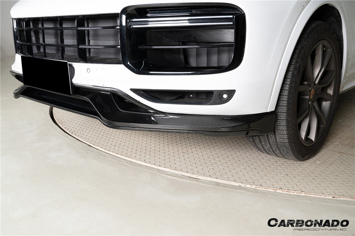 2018-2023 Porsche 9Y0 Cayenne SD Turbo Turbo GT KT-Style Front Lip