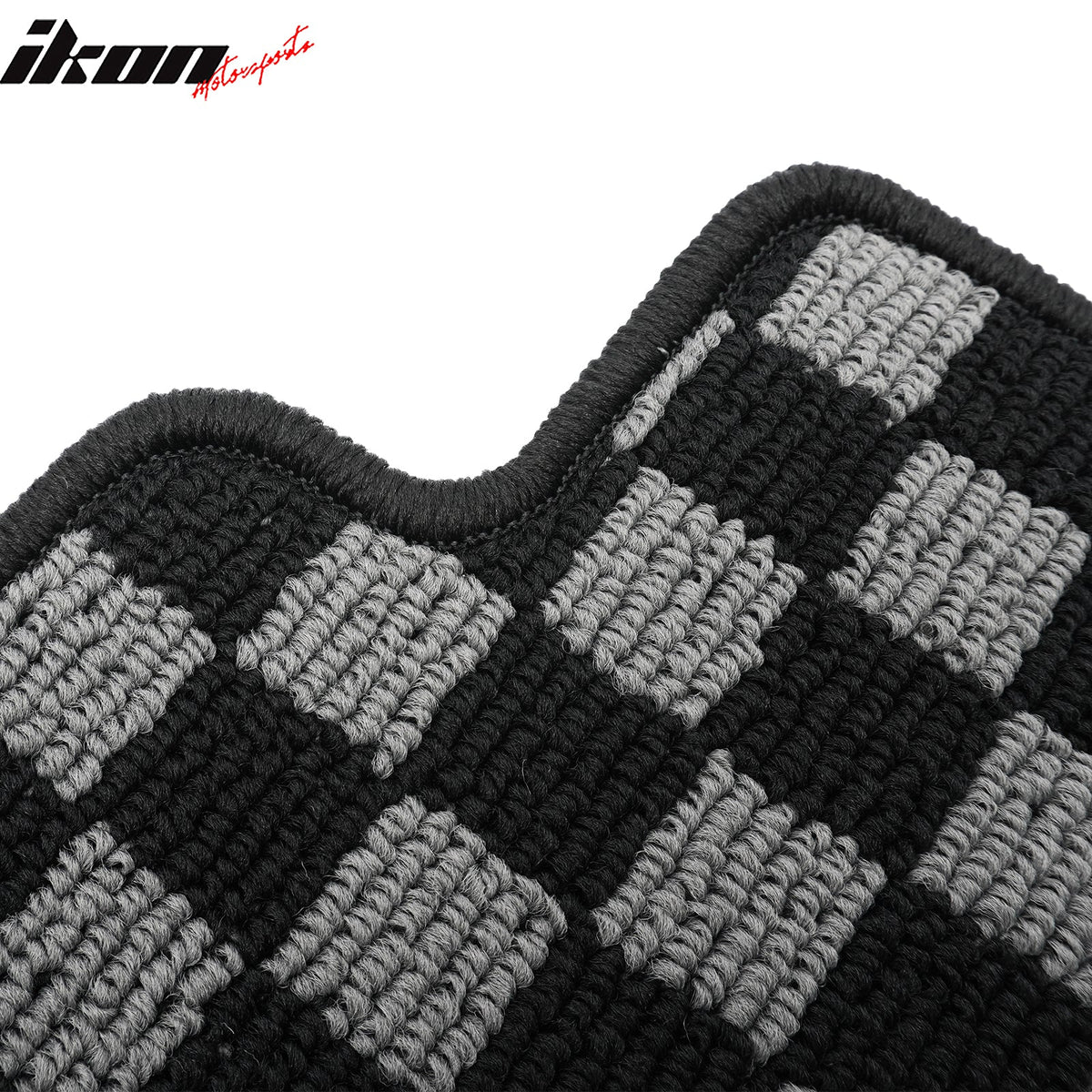 2018-2024 Toyota Camry Floor Mat Carpet Black Gray Plaid Polypropylene