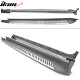 2018-2024 BMW X3 G01 Black Silver Running Boards Side Step Bars Pair