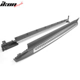 2018-2024 BMW X3 G01 Black Silver Running Boards Side Step Bars Pair