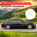 2018-2024 Nissan Kicks& 2025 Kicks Play Window Visors Smoke Acrylic Rain Sun Deflectors Guard 4PCS Set