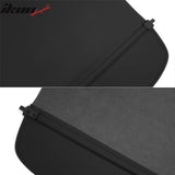 Rear Cargo Cover for Volkswagen Tiguan 2018-2024 Carbon Fiber Texture