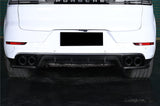 2018–2026 Porsche Cayenne 9Y0 9YB Autoclaved Carbon Fiber Rear Diffuser Carbonado (KT)  Fits: All Cayenne  Cayenne Coupé Full Range