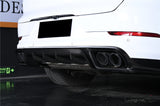 2018–2026 Porsche Cayenne 9Y0 9YB Autoclaved Carbon Fiber Rear Diffuser Carbonado (KT)  Fits: All Cayenne  Cayenne Coupé Full Range