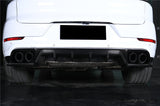 2018–2026 Porsche Cayenne 9Y0 9YB Autoclaved Carbon Fiber Rear Diffuser Carbonado (KT)  Fits: All Cayenne  Cayenne Coupé Full Range