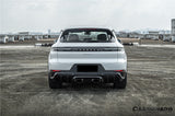 2018-2026 Porsche 9Y0 9Y3 Cayenne SUV and Coupe Convert TurboGT Style Rear Bumper With Exhaust Adapter Pipe | Fits S, E-Hybrid