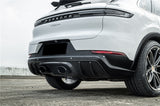 2018-2026 Porsche 9Y0 9Y3 Cayenne SUV and Coupe Convert TurboGT Style Rear Bumper With Exhaust Adapter Pipe | Fits S, E-Hybrid