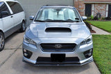 2018 Style Bumper Overlay Upper AND Lower (Carbon Vinyl, Gloss Black, or Matte Black) - 2015-2017 WRX / STI