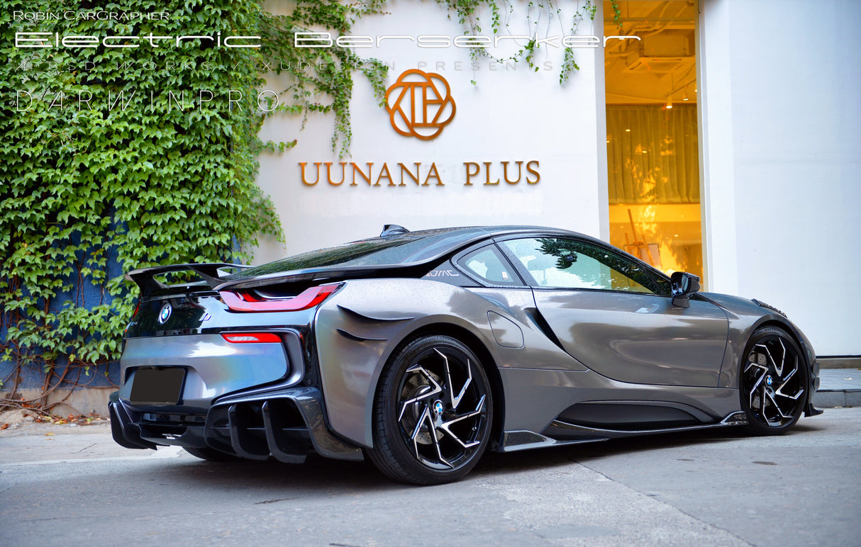 2014-2020 BMW i8 BZK Carbon Fiber Rear Diffuser