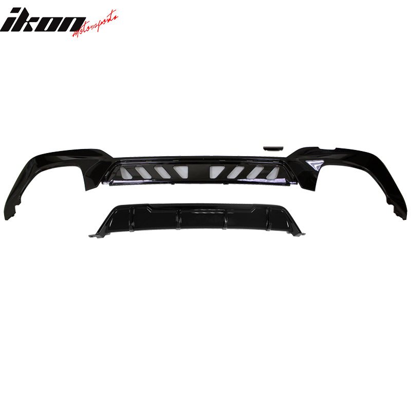 2019-2022 BMW G20 3 Series M340 Style Rear Bumper Lip w/ Square Tip