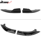 2019-2022 Toyota Corolla T Style Painted #218 Black Rear Aprons ABS