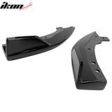 2019-2022 Toyota Corolla T Style Painted #218 Black Rear Aprons ABS