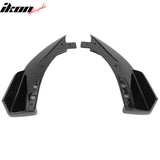 2019-2022 Toyota Corolla T Style Painted #218 Black Rear Aprons ABS