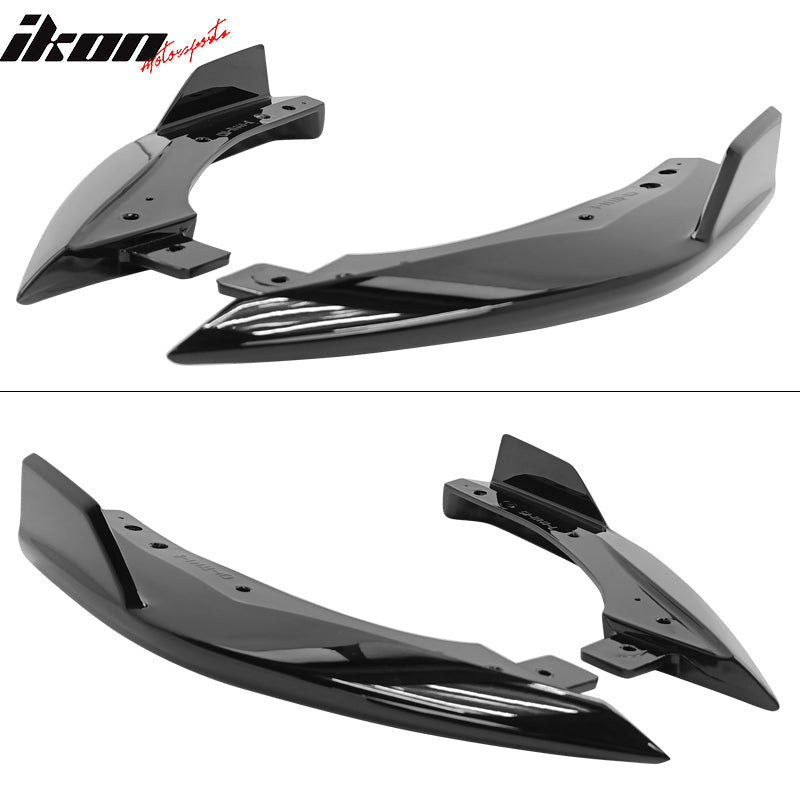 2019-2022 Toyota Corolla T Style Painted #218 Black Rear Aprons ABS