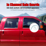 2019-2023 Ford Ranger T8 Crew Cab Window Visors In Channel Rain Guard