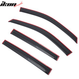 2019-2023 Ford Ranger T8 Crew Cab Window Visors In Channel Rain Guard