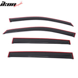 2019-2023 Ford Ranger T8 Crew Cab Window Visors In Channel Rain Guard
