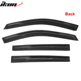 2019-2023 Ford Ranger T8 Crew Cab Window Visors In Channel Rain Guard