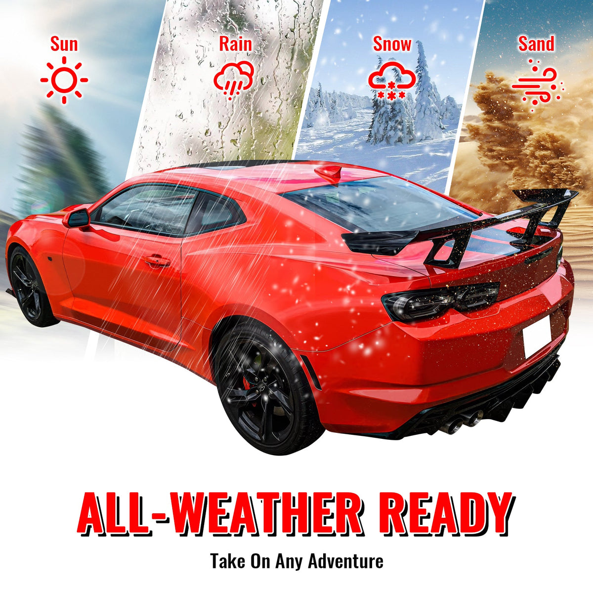 2019-2024 Chevrolet Camaro OE Style Rear Bumper Cover Replacement PP