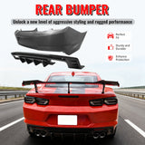 2019-2024 Chevy Camaro LT/LS/SS/ZL1 OE Rear Bumper+IKON Matte Diffuser