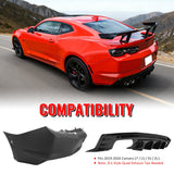 2019-2024 Chevy Camaro LT/LS/SS/ZL1 OE Rear Bumper+IKON Gloss Diffuser