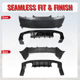 2019-2024 Chevy Camaro LT/LS/SS/ZL1 OE Rear Bumper+IKON Gloss Diffuser