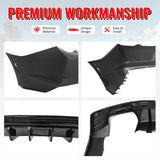 2019-2024 Chevy Camaro LT/LS/SS/ZL1 OE Rear Bumper+IKON Gloss Diffuser