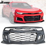 2019-2024 Chevy Camaro ZL1 Style Unpainted Front Bumper Guard Cover PP