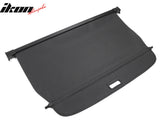 2019-2024 Volvo V60 Wagon Black Trunk Cargo Cover PVC Aluminum Rod