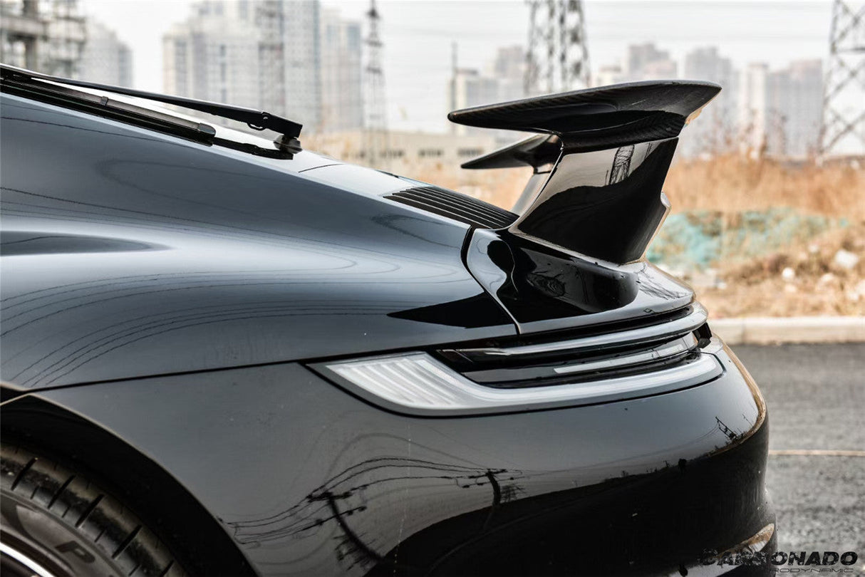 2019-2024 Porsche 911 992 Autoclave Carbon Fiber Trunk Spoiler Wing Carbonado (SD) Fits: Carrera, S, 4, 4S, GTS